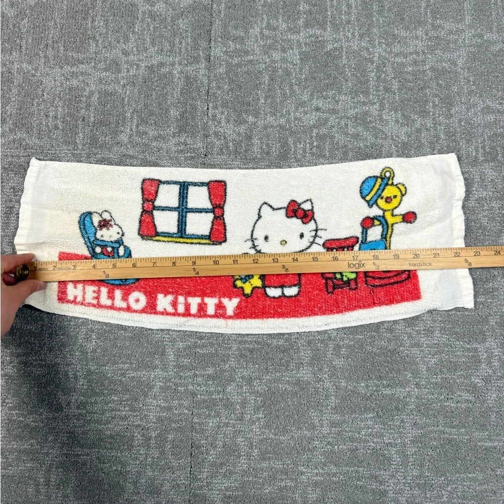 Vintage 70s Hello Kitty Sanrio Hand Towel